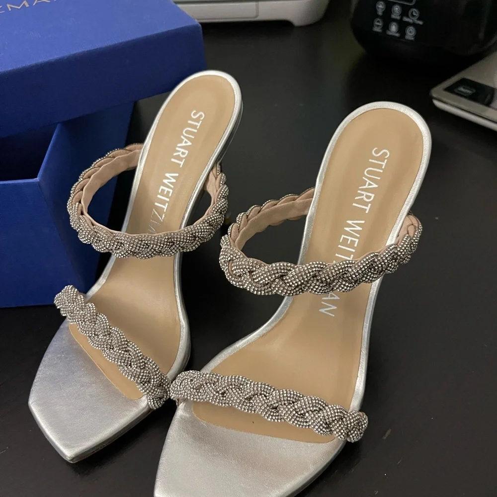 NEW Stuart Weitzman Addison Heels - Picture 3 of 8